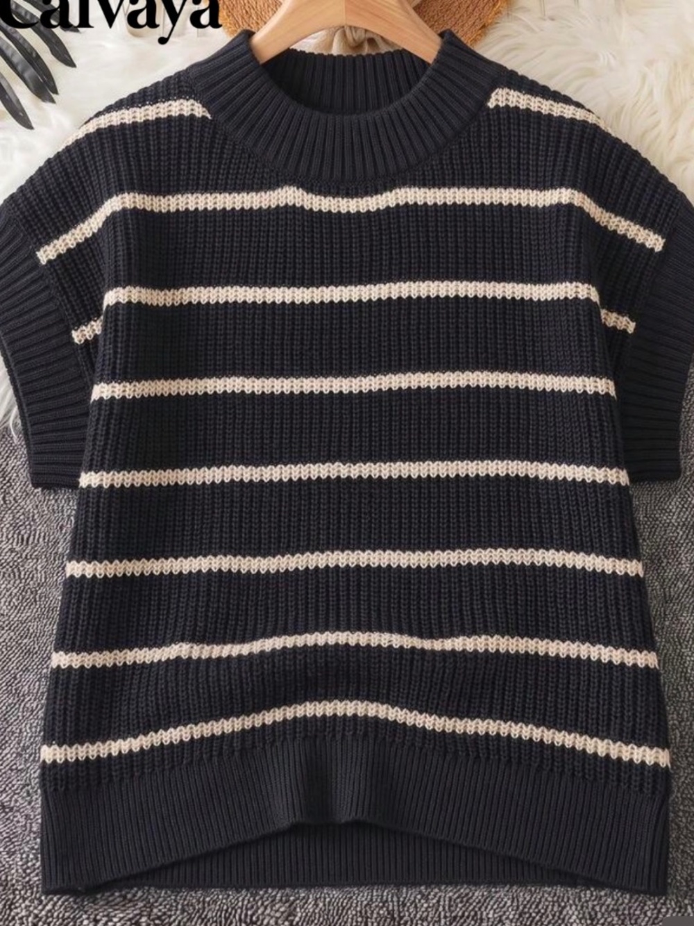 Oversized Striped Sweater